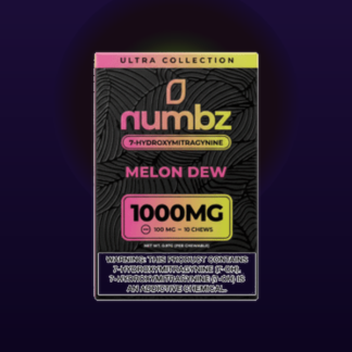 Numbz 7-OH Tablets 1000mg Melon Dew 10-count ultra-collection pack