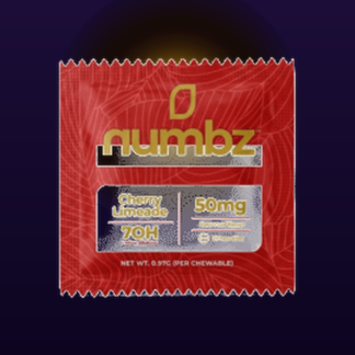 Numbz 7-OH Tablets 50mg Cherry Lemonade 2-count bottle and box